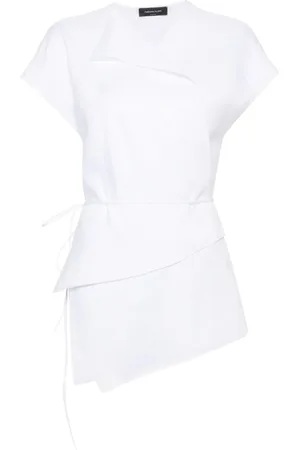Fabiana Filippi Asymmetrische Wickelbluse