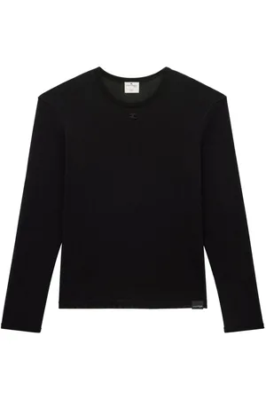 Courrèges Langarmshirt im Mesh-Design