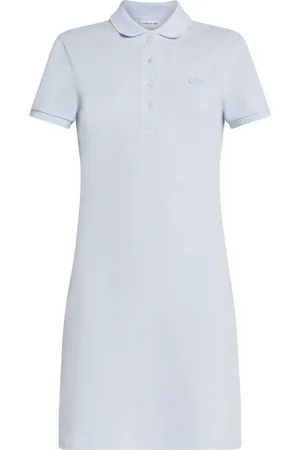 Lacoste Polokleid mit Logo-Applikation