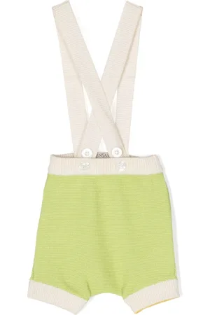 Gensami Gestrickte Shorts mit Kontrastdetail