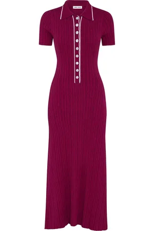Anna Quan Gestricktes Penelope Maxikleid