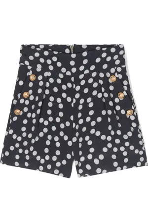 Balmain Shorts mit Löwenkopf-Knöpfen