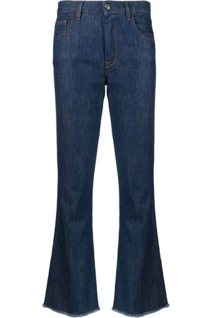 FAY Halbhohe Straight-Leg-Jeans