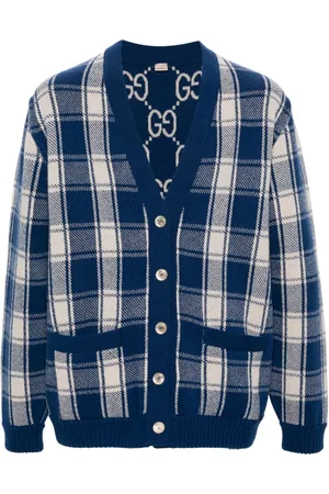 Gucci Wendbarer Cardigan mit Karomuster