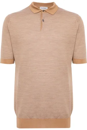 JOHN SMEDLEY Kurzärmeliges Poloshirt aus Wolle