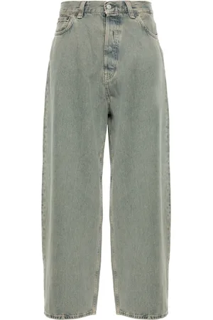 Acne Studios Halbhohe Wide-Leg-Jeans