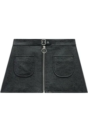 Courrèges Minirock mit Schnalle
