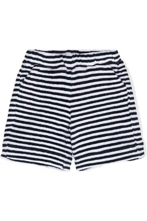 FAY Gestreifte Frottee-Shorts