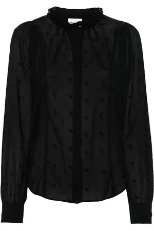 Marant Etoile Terzali Bluse mit Blumenstickerei