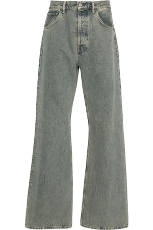 Acne Studios Halbhohe Wide-Leg-Jeans