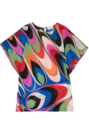 PUCCI Junior Kleid mit Iride-Print