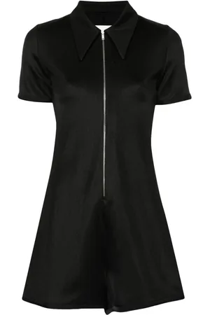 Jil Sander Jumpsuit mit spitzem Kragen