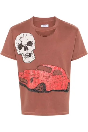ERL T-Shirt mit Totenkopf-Print