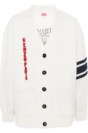 Kenzo Drawn Varsity Cardigan