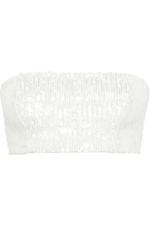 Atu Body Couture Bandeau-Top mit Pailletten