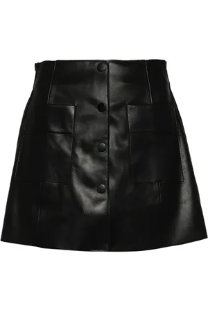 B+AB Shorts aus Faux-Leder
