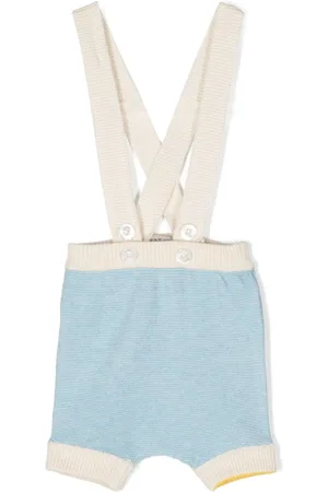 Gensami Gestrickte Shorts mit Kontrastdetail