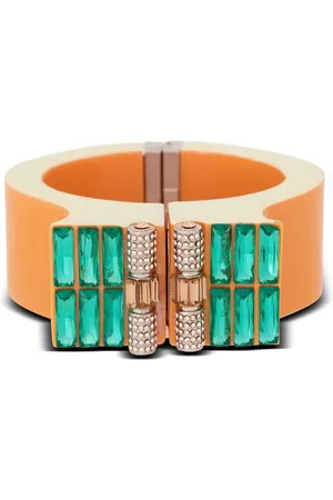 Balmain Verziertes Armband mit Strass