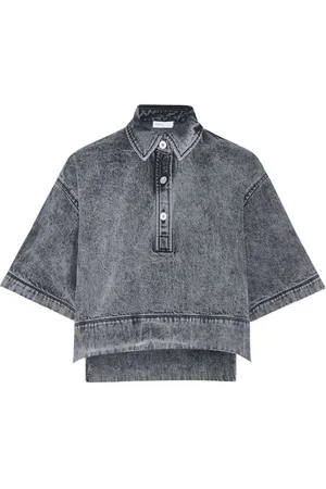 ROSETTA GETTY Cropped-Poloshirt