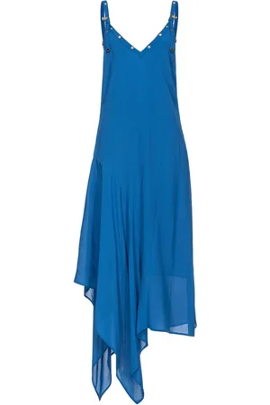 Pinko Asymmetrisches Kleid mit V-Ausschnitt