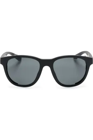 Emporio Armani Sonnenbrille mit ovalem Gestell