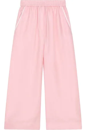 Dolce & Gabbana Seidenhose mit weitem Bein