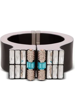 Balmain Verziertes Armband mit Strass