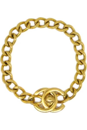 CHANEL 1996 Kettenarmband mit CC Lock