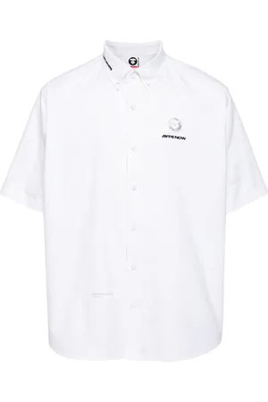 A Bathing Ape Hemd mit Logo-Applikation
