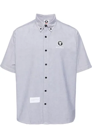 A Bathing Ape Hemd mit Logo-Applikation