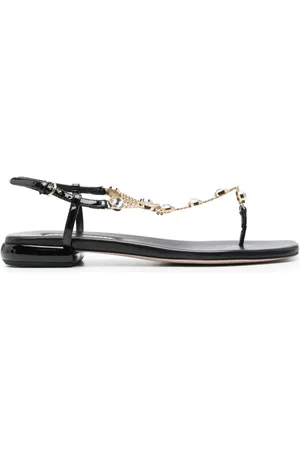 Miu Miu Sandalen mit Kristallen