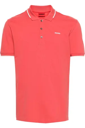 HUGO BOSS Pikee-Poloshirt mit Logo-Applikation