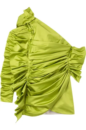AZ FACTORY Gerafftes Dianthus One-Shoulder-Kleid