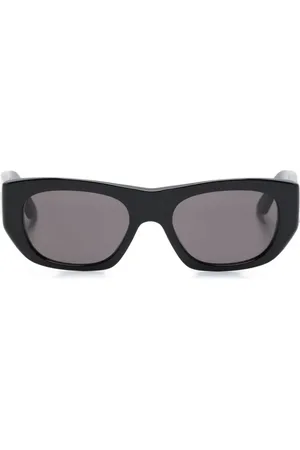 Alexander McQueen Sonnenbrille mit geometrischem Gestell