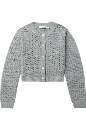 B+AB Cardigan in Pointelle-Strick