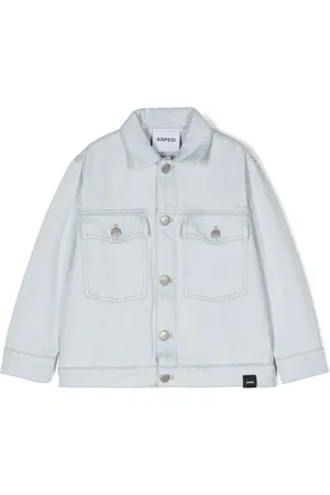 Aspesi Jeansjacke mit Knopfleiste