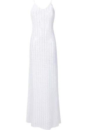 AMIR SLAMA Gestricktes Maxikleid