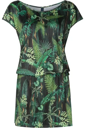 Lygia & Nanny Shiva Minikleid mit Blatt-Print