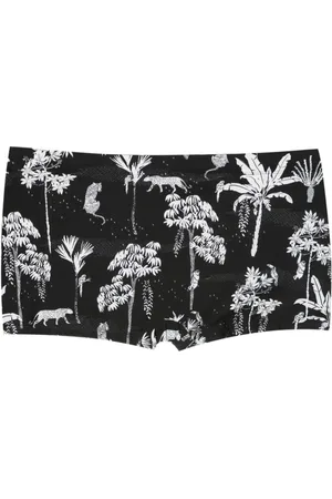 Lygia & Nanny Tijuca Badehose mit Dschungel-Print
