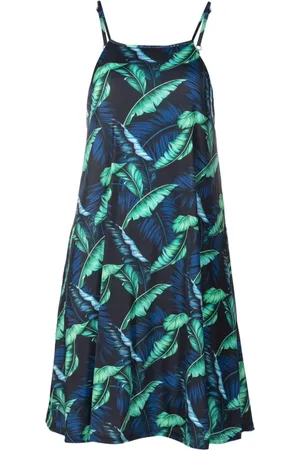 Lygia & Nanny Isis Minikleid mit Blatt-Print