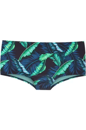 Lygia & Nanny Copacabana Badehose mit Blatt-Print