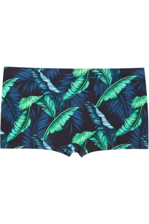 Lygia & Nanny Tijuca Badehose mit Blatt-Print