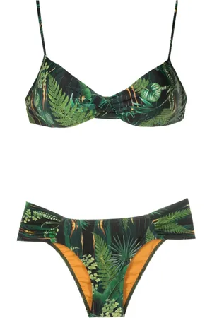 Lygia & Nanny Vitória Bikini mit Blatt-Print