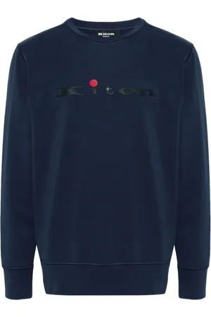 Kiton Sweatshirt mit gummiertem Logo