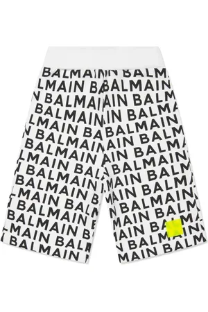 Balmain Shorts mit Logo-Print