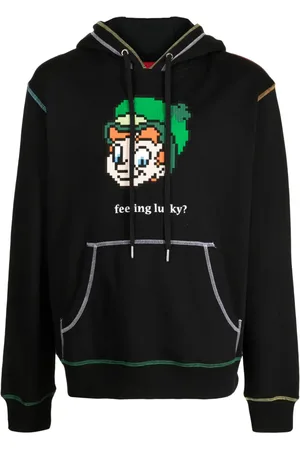 MOSTLY HEARD RARELY SEEN Hoodie mit Feeling Lucky-Print