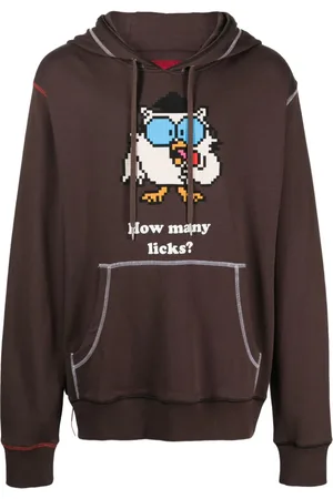 MOSTLY HEARD RARELY SEEN Hoodie mit How Many Licks-Print