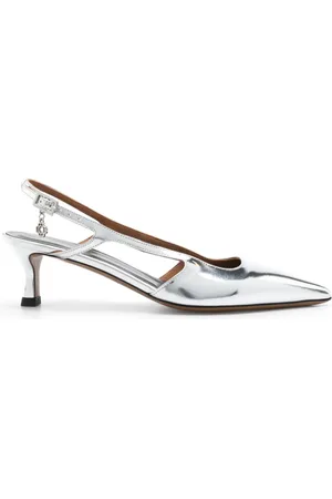 Maje Slingback-Pumps im Metallic-Look 55mm