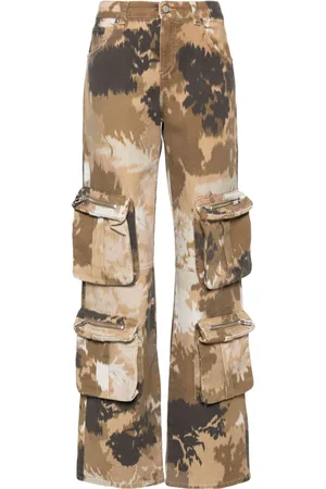 BLUMARINE Jeans mit Camouflage-Print