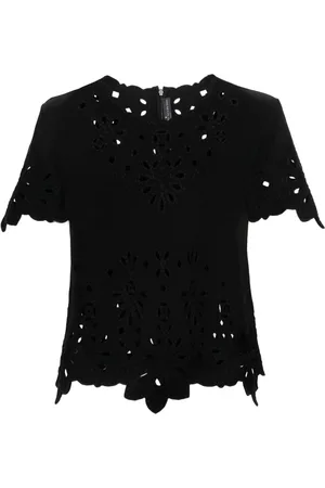 ERMANNO SCERVINO Bluse mit Lochstickerei